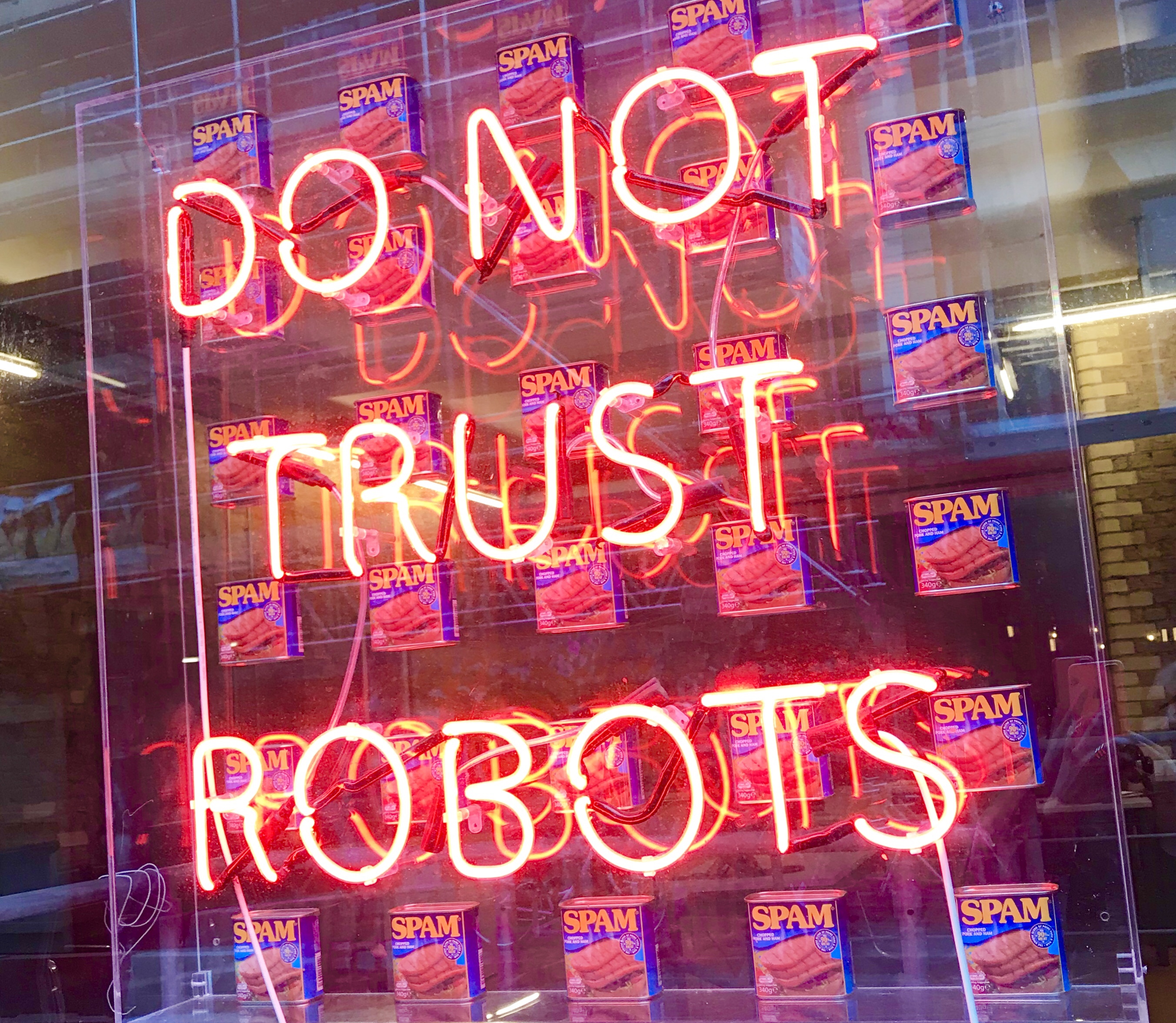 Do not trust robots