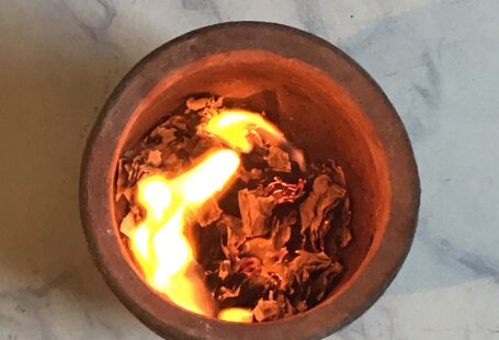 Fire in a pot