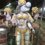 Varahna, an avatar of Vishnu, an Indian God in a temple in Kottakuppam, Tamil Nadu, South India